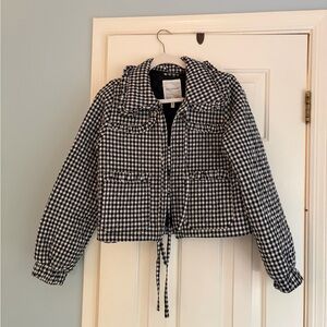 Gingham Quilted Jacket